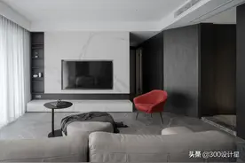 薛盼作品：二胎家庭140㎡简约家，现代的格调，把家装出高级感图片