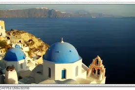 圣托里尼岛——希腊的蓝色小镇，著名的度假胜地图片