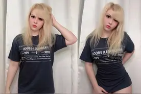 睡衣挑战被玩疯，她们瞬间暴露出前凸后翘的迷人身材图片