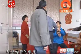 嫂子跟老人吵架，说脏话骂老人，小叔子过来就把嫂子揍了一顿图片