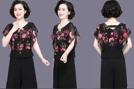 刚火起来一种“雪纺装”，41-52岁女人特适合，赶紧穿起来做美妈图片