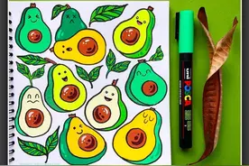 艺术｜超鲜艳的色彩搭配，这些范画教你掌握涂色技巧图片