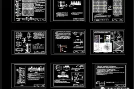 中建工地标准化CAD图 | 通道防护棚等，CAD版可下载图片