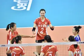 全运会女排比赛：江苏女排VS天津女排图片