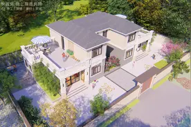 对称性别墅，舒适还养眼，只有中国人懂的平衡元素，房子展现出来图片