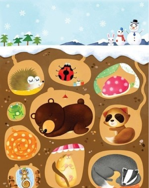 宝宝学画画教程：地下小动物