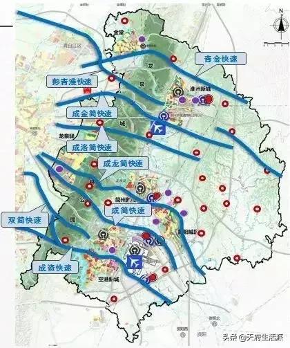 成都东进全面开挂与城南天府新区会有怎样的关系呢？拭目以待
