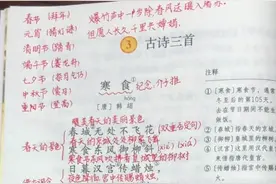 六年级语文下册，第3课《古诗三首》课堂笔记及全文解析图片