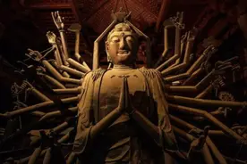 隆兴寺大悲阁——千手观音图片