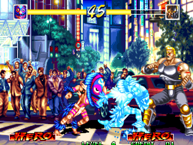 经典街机《世界英雄》极度残忍的必杀技，让人无法释怀的秘密花园