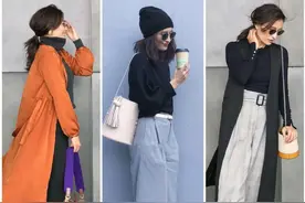 被157博主的知性风穿搭圈粉了！40岁女人照着穿，保暖又气质图片