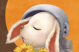 可爱的动物插画｜兔子和猫咪也是有宇航梦的图片