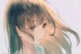 动漫清纯少女系列临摹版插画图集！香雾云鬓湿，清辉玉臂寒图片