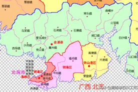 广西北海4区县23镇的变迁：人口、土地、工业…基本统计图片