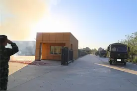 乔迁之喜 官兵入住新营房图片