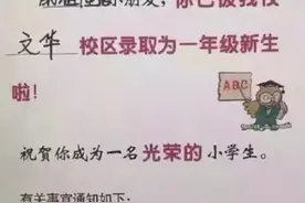 小学生名字超简单，连名带姓一共5笔，网友：没有一笔是弯的图片