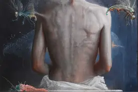 慎入！诡异的超现实主义人体油画图片