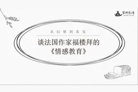 宣讲家课件： 从幻想到真实，谈法国作家福楼拜的《情感教育》图片