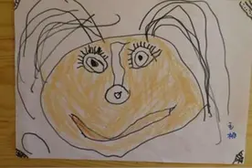 幼儿园让孩子们画妈妈，作业上交后，第一张就让老师忍不住笑喷图片