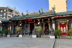 东南亚 缅甸 仰光 庆福宫 仰光最大的华人寺庙图片