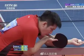 樊振东战胜马龙，广东队赢得乒乓男团冠军图片