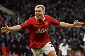 保罗斯科尔斯：低调的足坛传奇，曼联实力中场图片