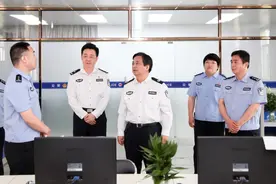 副省长、公安厅长田湘利深入基层看望慰问民警调研检查工作图片