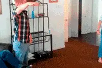 【轻松一刻】美女你搞这么大的动作，真的不是一般人图片