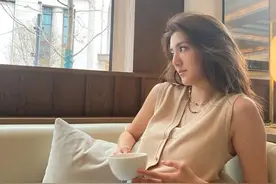 吴千语BB正面晒照否认怀孕图片