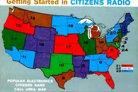 「无线电史话」1961年美CB电台刚风靡之时的呼号分配情况一览图片