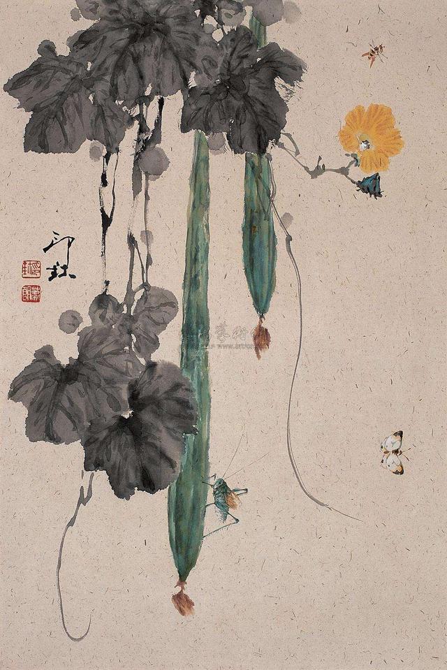 带你感受国画里"满架丝瓜一院香"的诗情田园生活