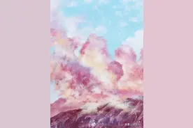 温柔到想恋爱的色彩！浪漫丙烯画出人间温柔，爷的少女心又回来啦图片