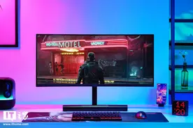 华为MateView GT曲面显示器图赏：办公娱乐两不误，SoundBar藏玄机图片