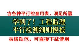 工程监理平行检测细则模板，含各种工作表格，已编辑可直接下载用图片