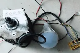 电动车电机改220v三相风力发电机，具体的教程图片