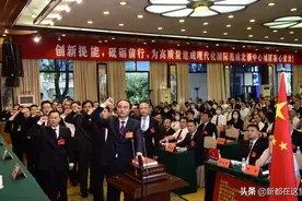 王忠诚当选新都区人民政府区长图片