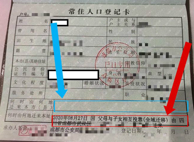 父母投靠入户，这种情况下有成都购房资格