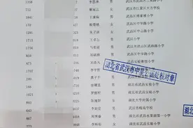 武汉市武珞路实验初级中学“小升初”摇号结果公布图片