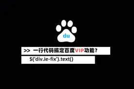 一行代码搞定百度文库VIP功能图片