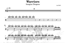 Warriors（英雄联盟总决赛）动态鼓谱分享DrumScore图片