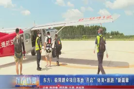 东方：极限跳伞项目落地 开启“体育+旅游”新篇章图片
