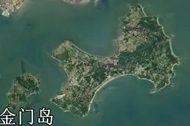 从卫星地图看马祖列岛，离福州才50公里，目前仍属于台湾省管辖图片