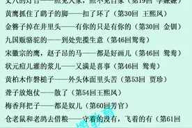 四大名著中的歇后语，太齐全了，快点存起来吧！图片