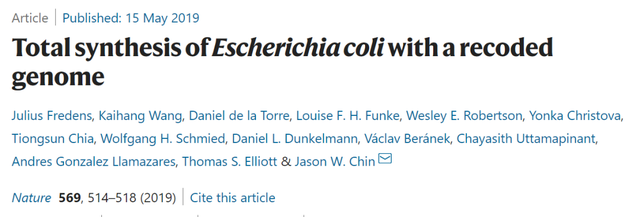 上帝之手！改写遗传密码，在蛋白质中加入新的非天然氨基酸