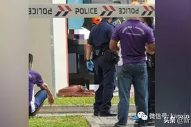 脑袋绞进垃圾捣碎机，新加坡清洁工惨死组屋楼下图片