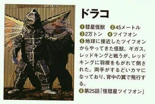 初代奥特曼怪兽图鉴