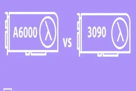 有人拿当今最强GPU A6000和3090做了性能对比，网友：都买不起图片