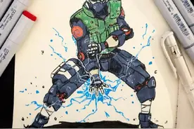 「火影忍者」全员“赤砂之蝎”，鸣人再添几分霸气，犬冢牙成男神图片