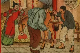 连环画小故事：金马驹和火龙衣图片