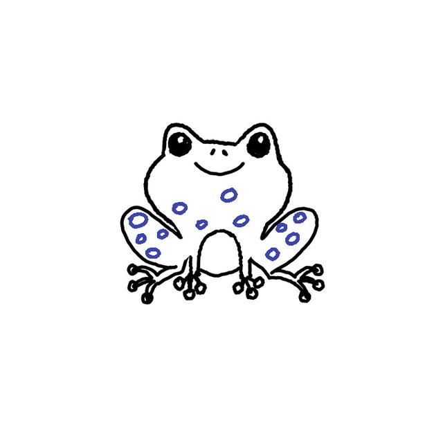 简单易学的青蛙简笔画教程